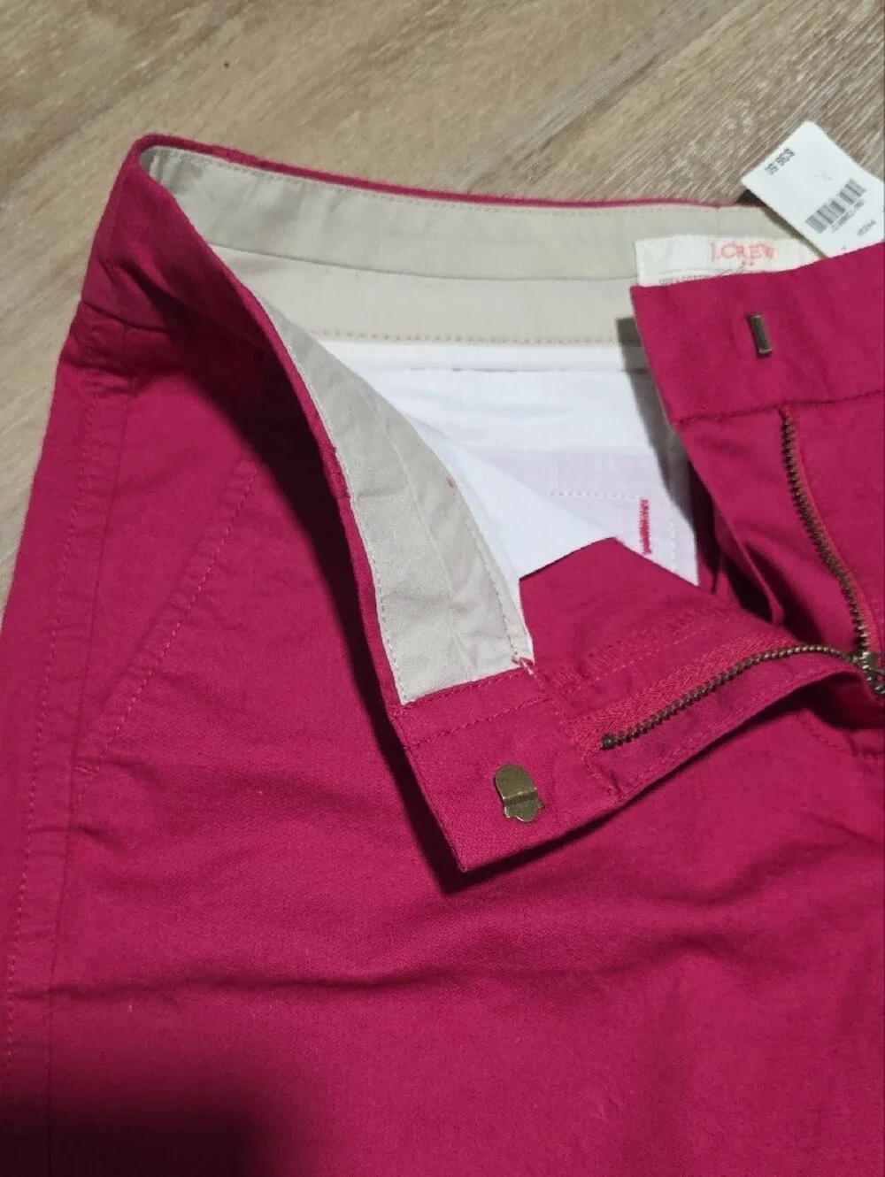 J. Crew Cotton Fuchsia Chino Shorts